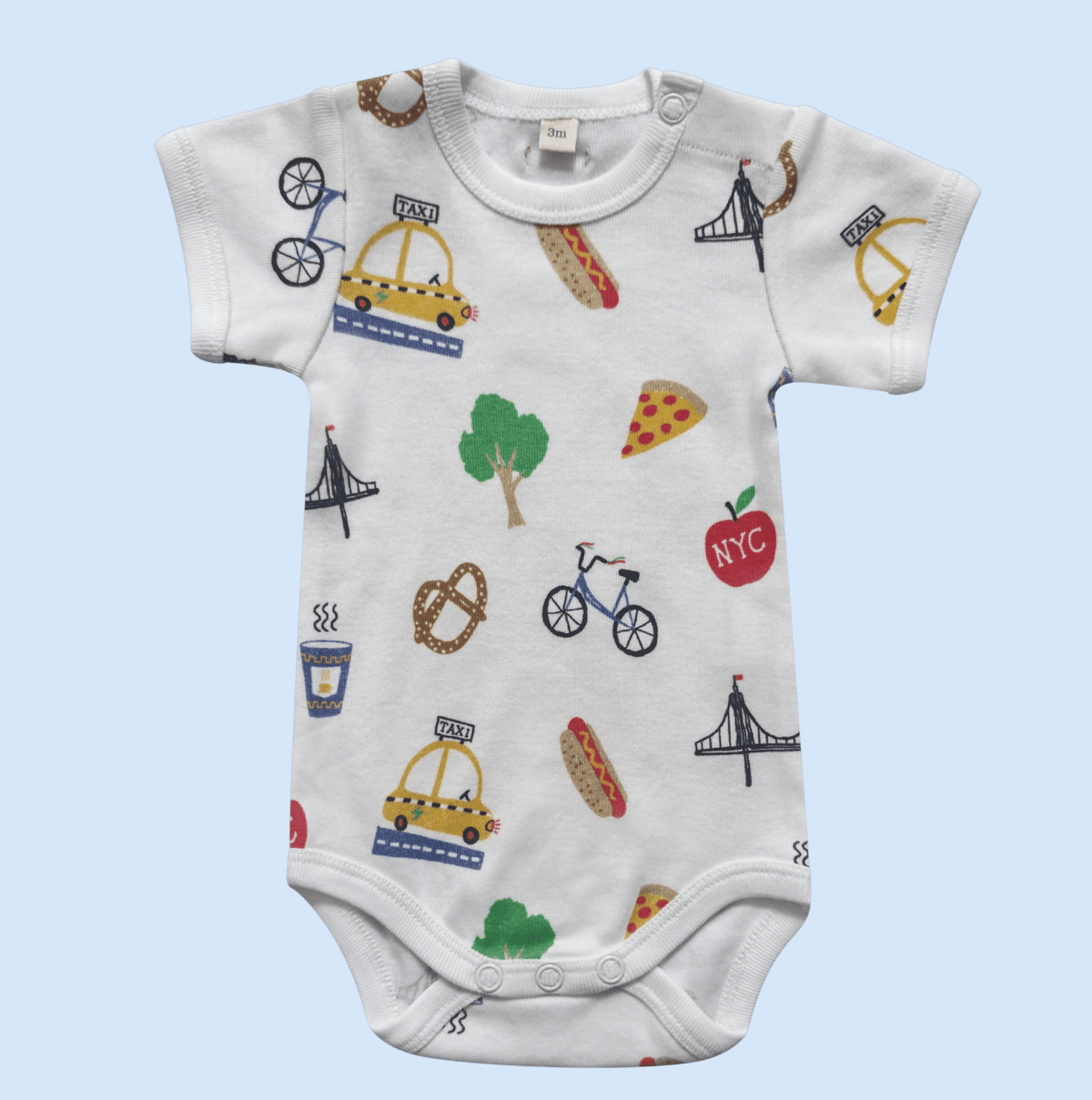 All - Over NYC Print Onesie - Flea Boutiques