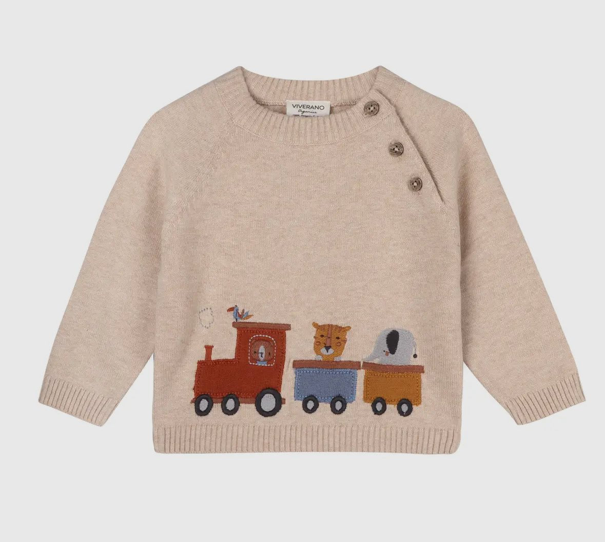Animal Train Pullover - Flea Boutiques