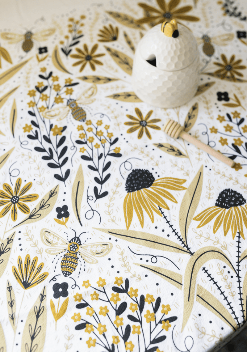 Bee Garden Tea Towel - Flea Boutiques