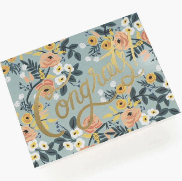 Blue Meadow Congrats Card - Flea Boutiques