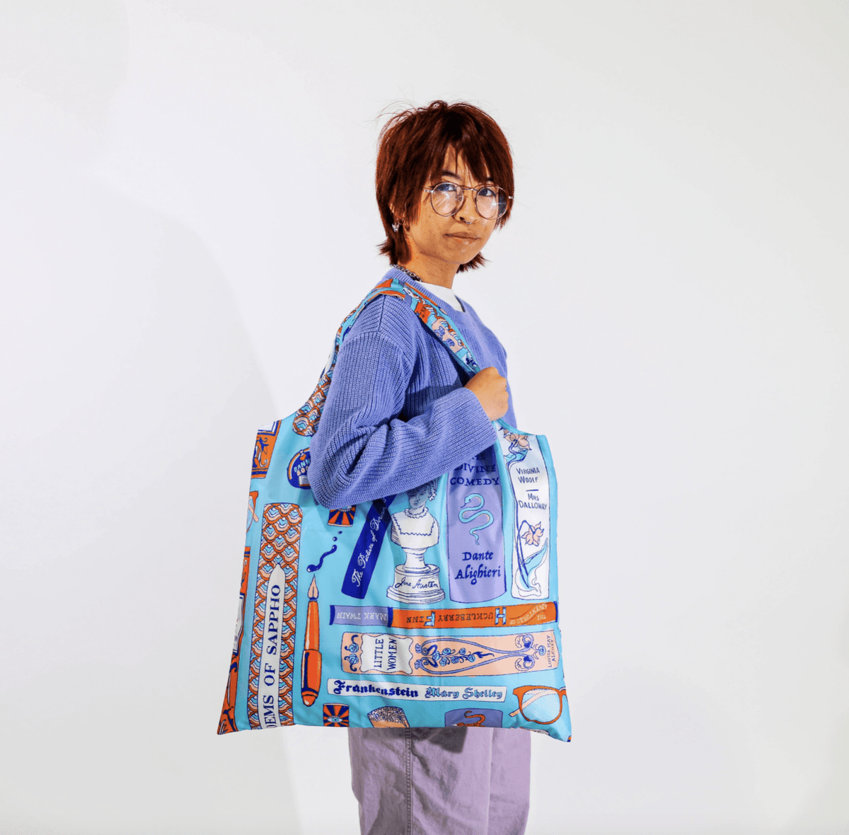 Book Bag Art Sack - Flea Boutiques