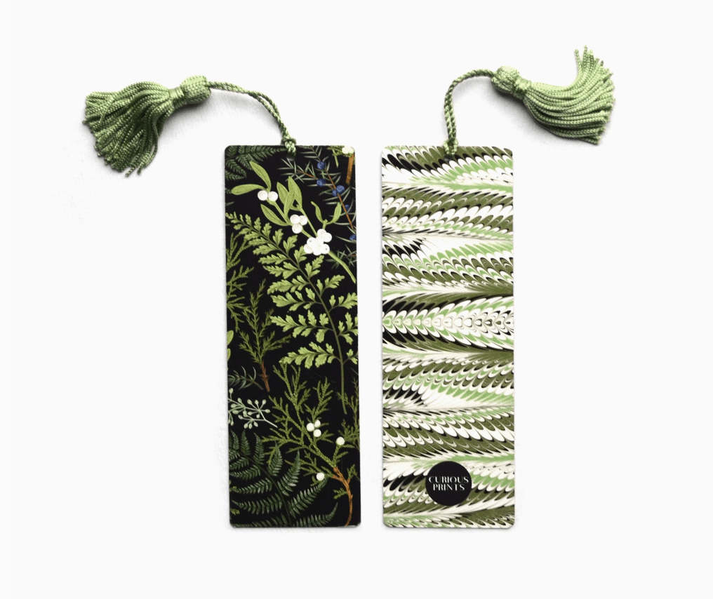 Botanical Bookmark W/ Tassle - Flea Boutiques