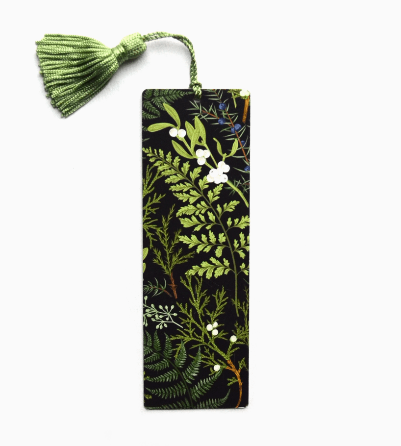 Botanical Bookmark W/ Tassle - Flea Boutiques