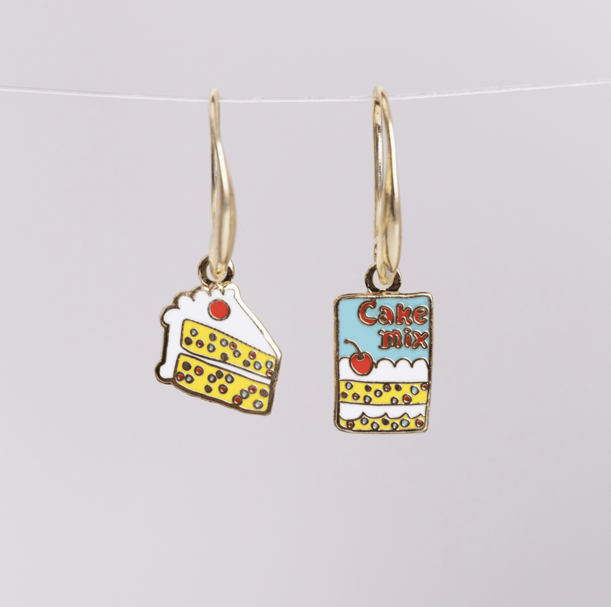 Cake & Cake Mix Earrings - Flea Boutiques