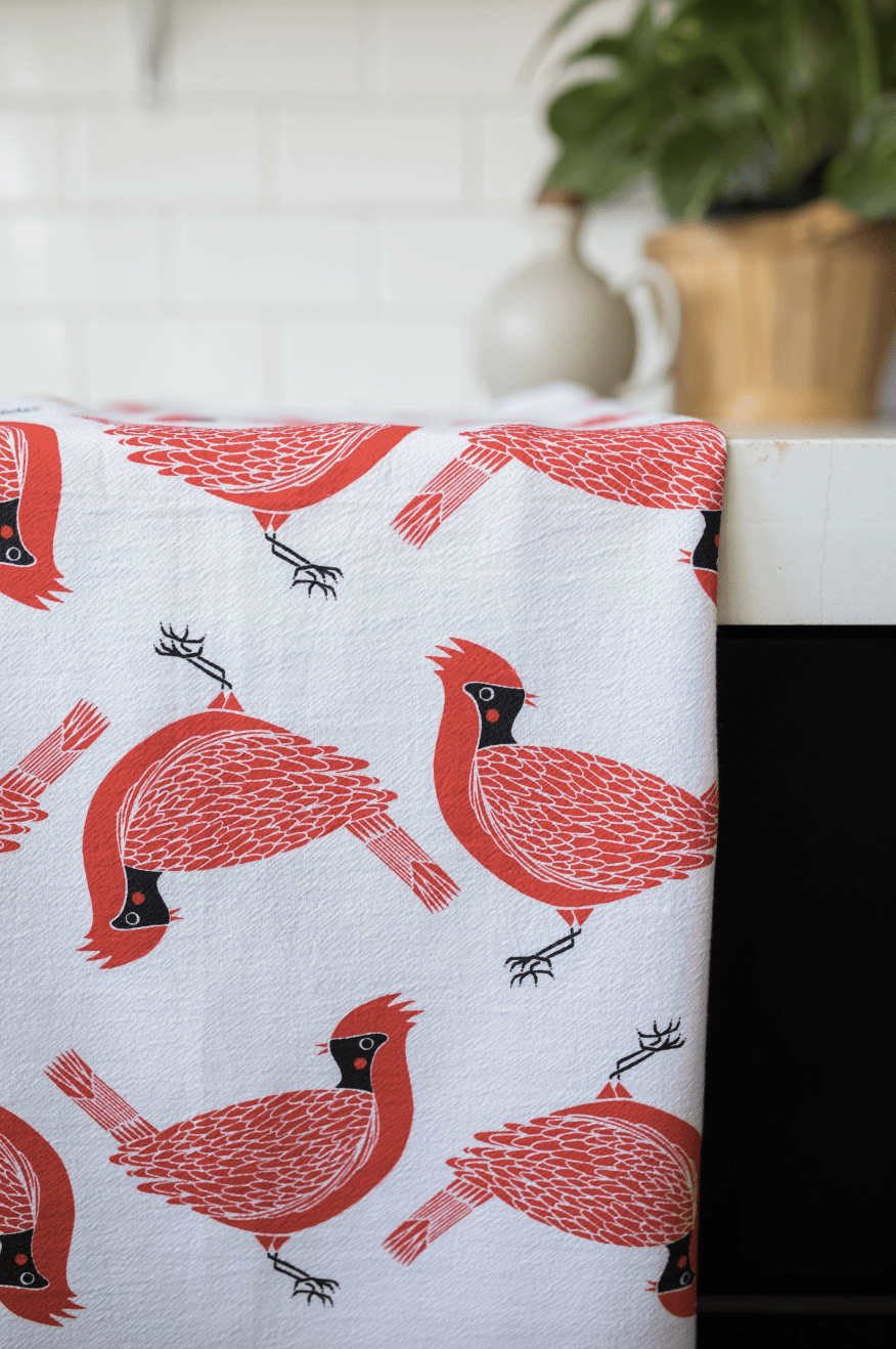 Cardinal Tea Towel - Flea Boutiques