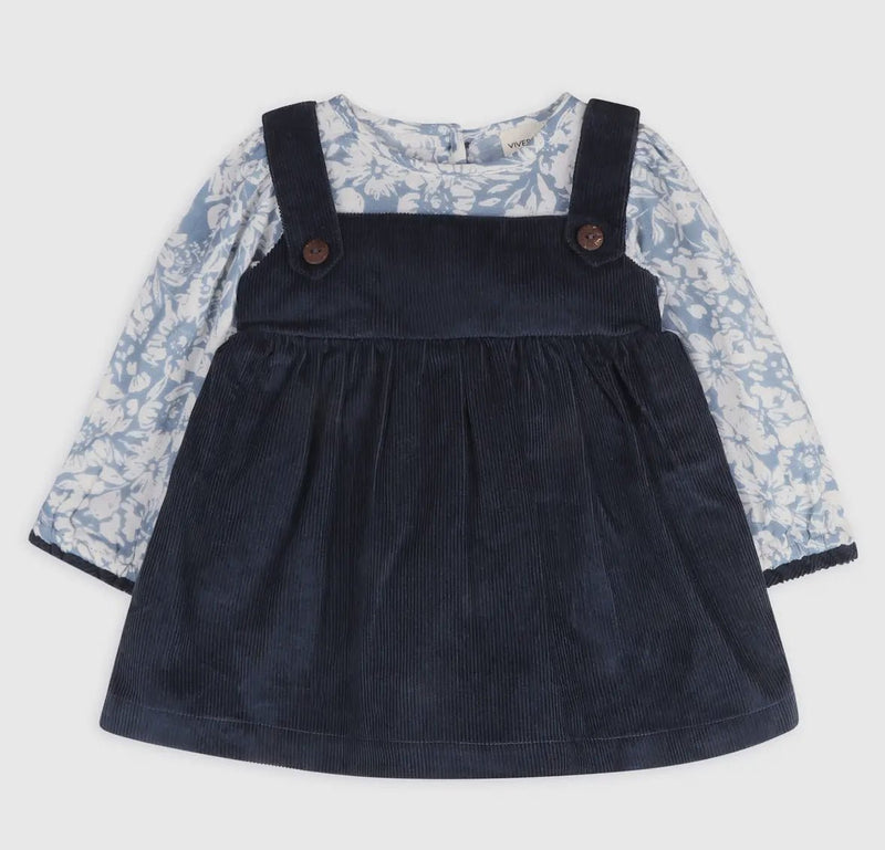 Cassis Pinafore Dress & Bloomers - Flea Boutiques