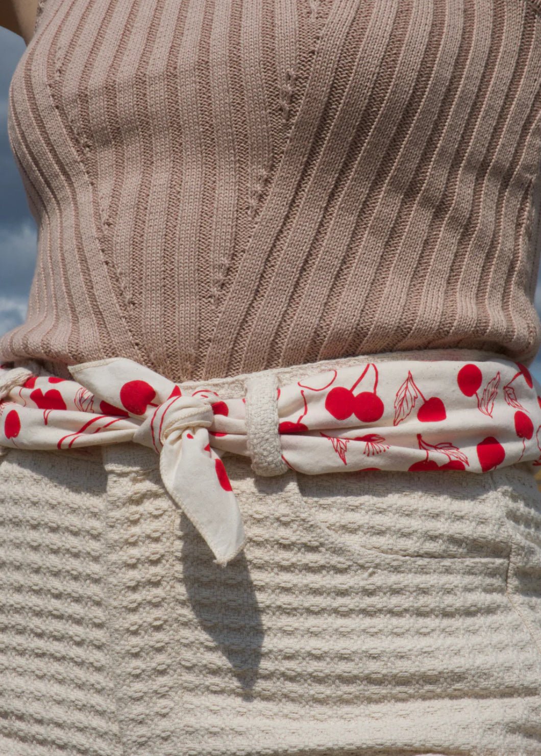 Cherries Cotton Bandana - Flea Boutiques