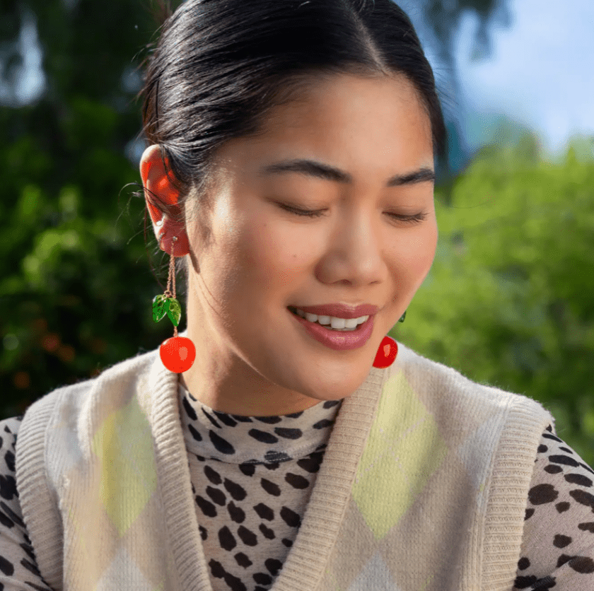 Cherry Bomb Layered Earrings - Flea Boutiques