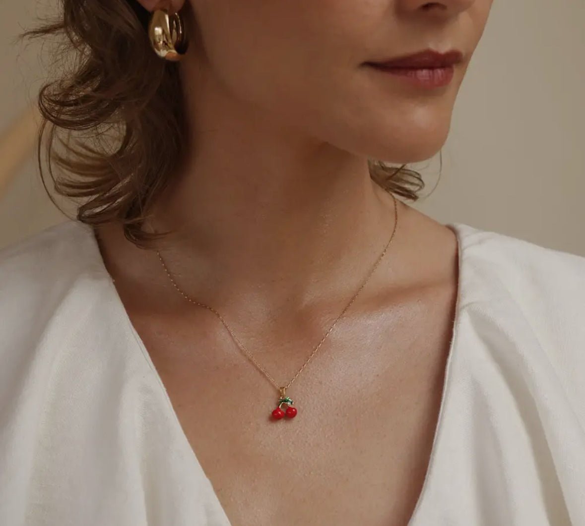 Cherry Necklace - Flea Boutiques