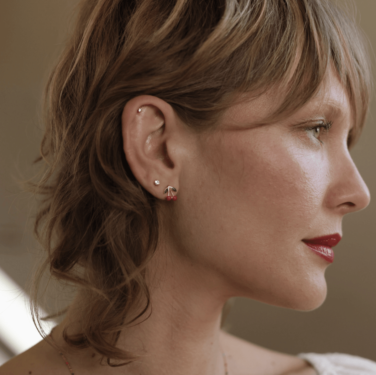 Cherry Stud - Flea Boutiques