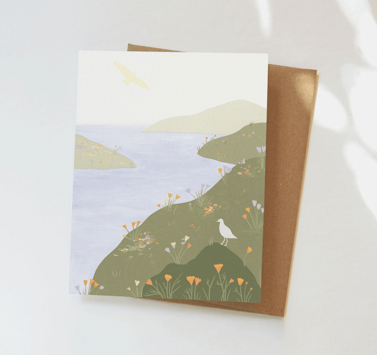 Coastal Cliffs Greeting Card - Flea Boutiques