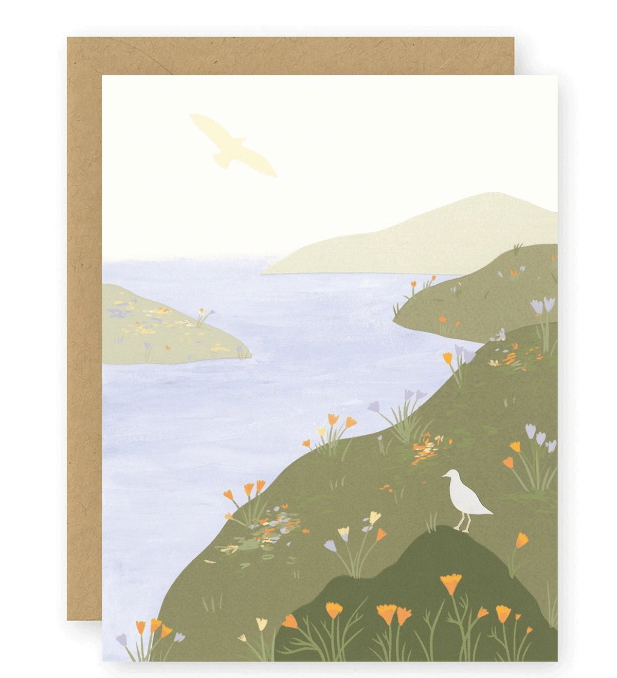 Coastal Cliffs Greeting Card - Flea Boutiques