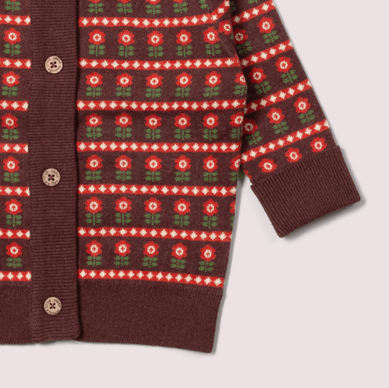 Collecting Flowers Knitted Cardigan - Flea Boutiques