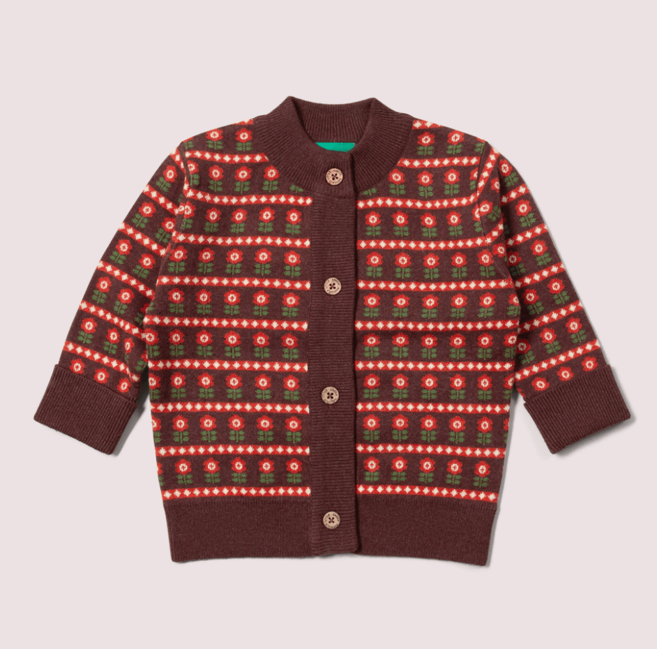 Collecting Flowers Knitted Cardigan - Flea Boutiques
