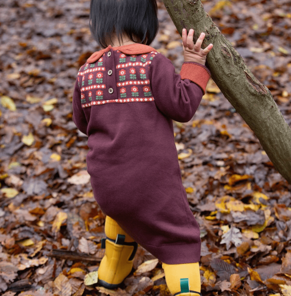 Collecting Flowers Knitted Dress - Flea Boutiques