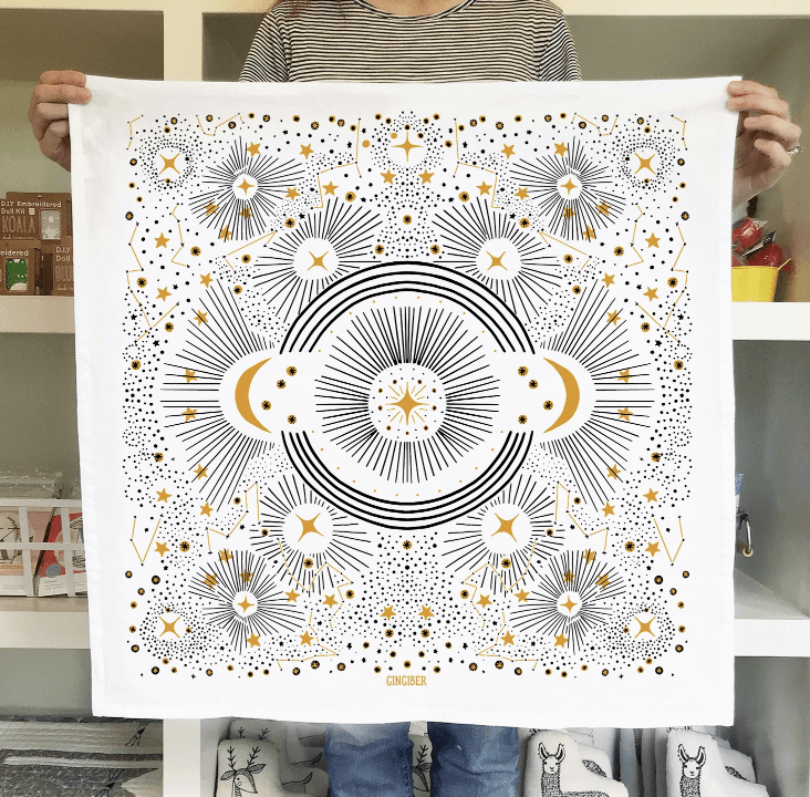 Constellation Tea Towel - Flea Boutiques