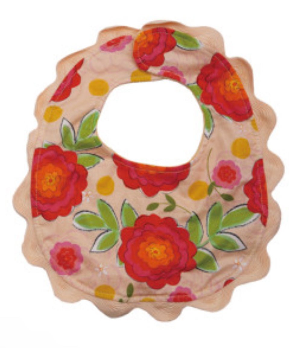 Cotton Bib W/ Scallop Trim - Flea Boutiques