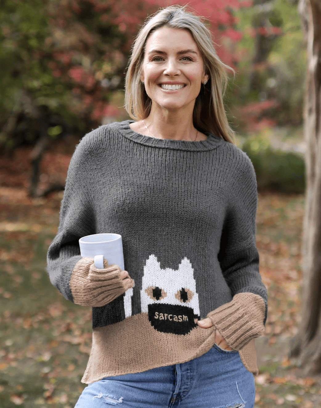 Cup of Sarcasm Top Knit - Flea Boutiques