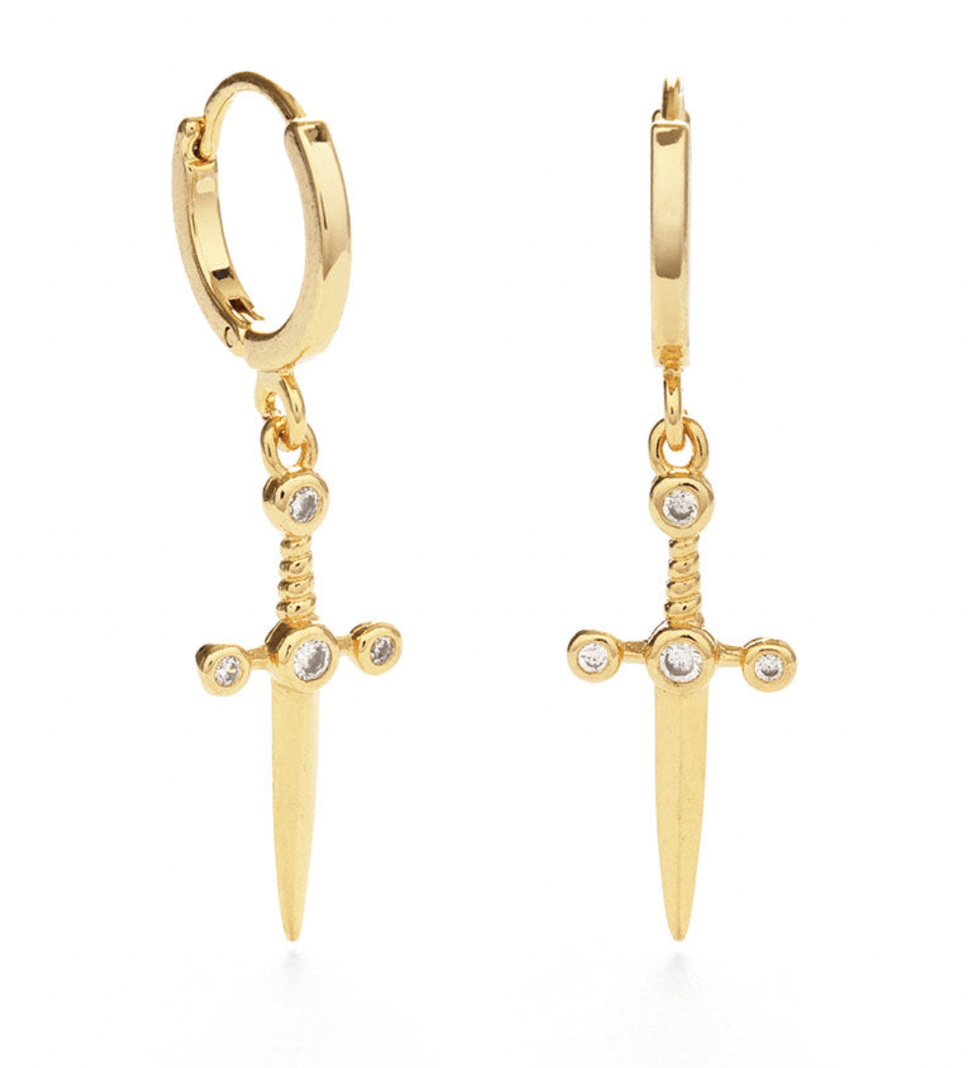 Dagger Huggie Hoop - Flea Boutiques