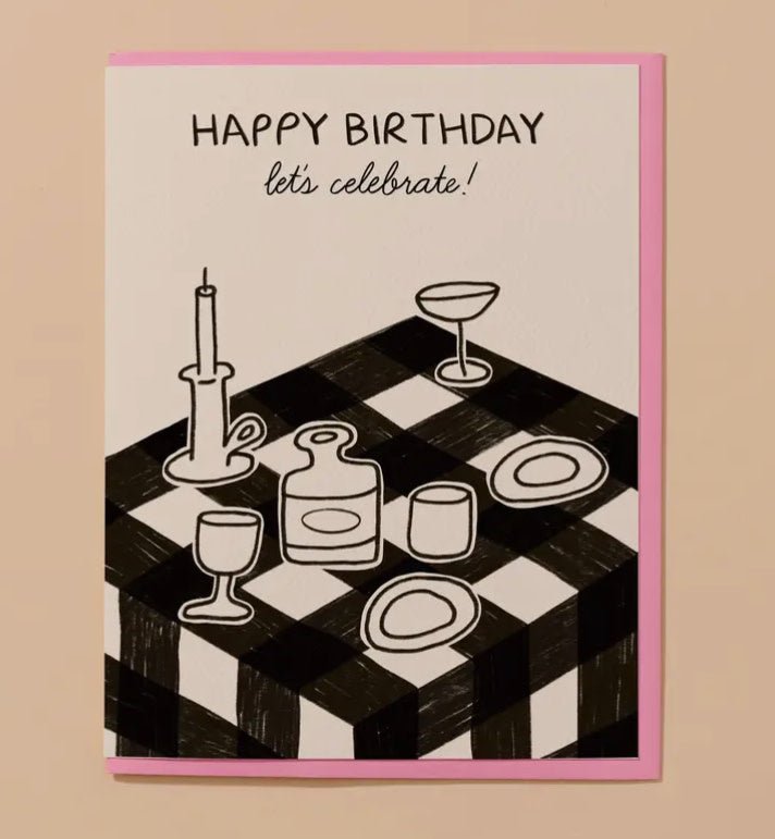 Dinner Party Birthday Card - Flea Boutiques