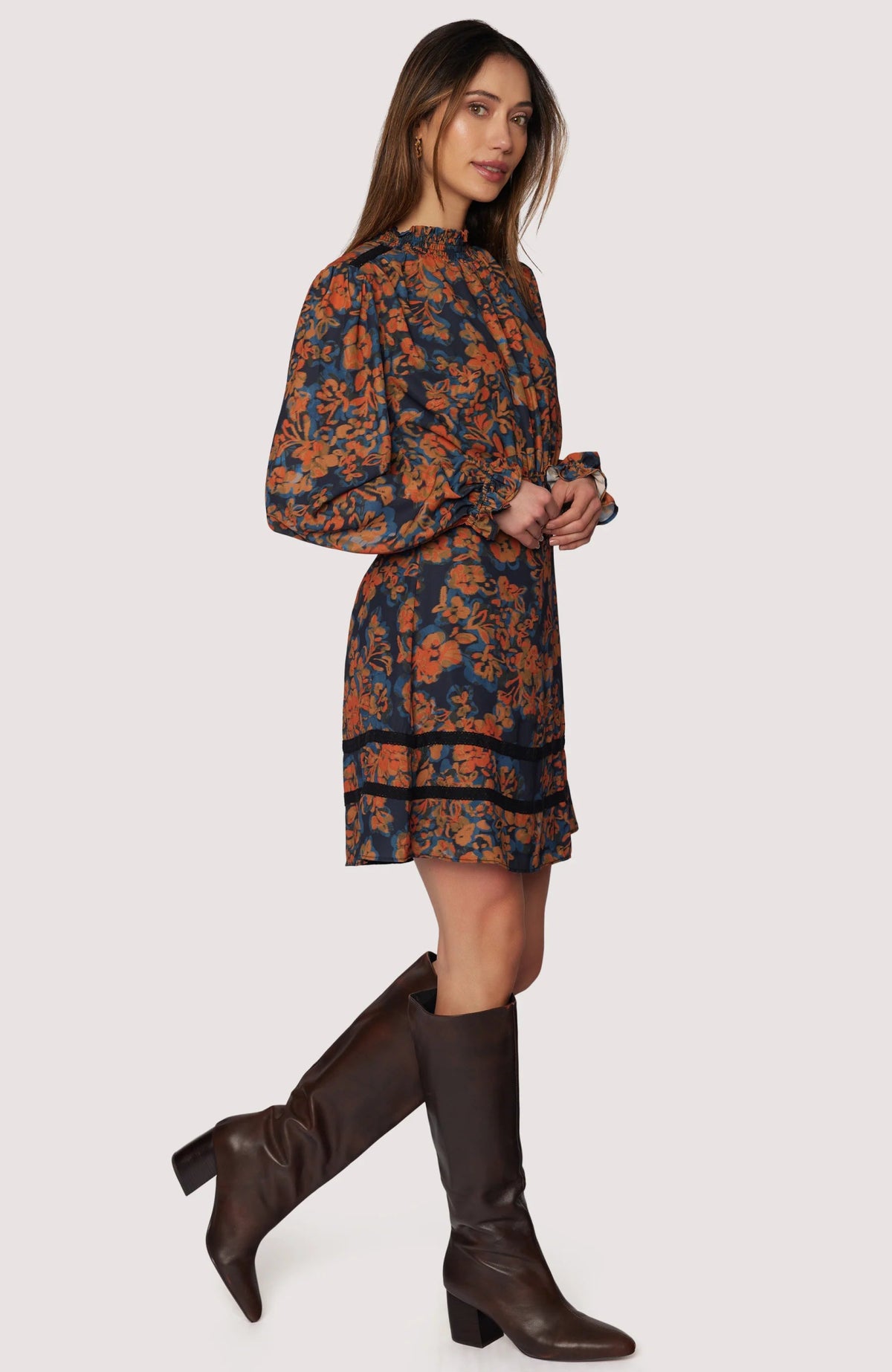 Embers Bloom Midi Dress - Flea Boutiques