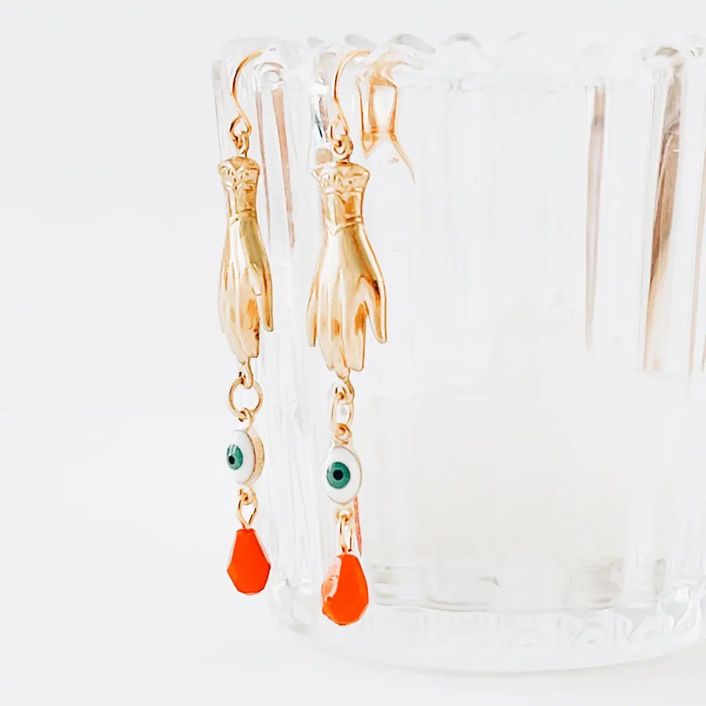 Evil Eye Dangle Earrings - Flea Boutiques