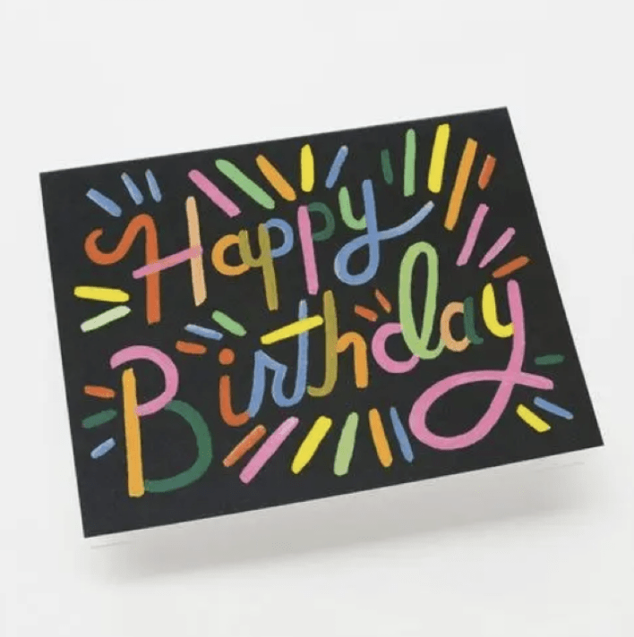 Fireworks Birthday Card - Flea Boutiques