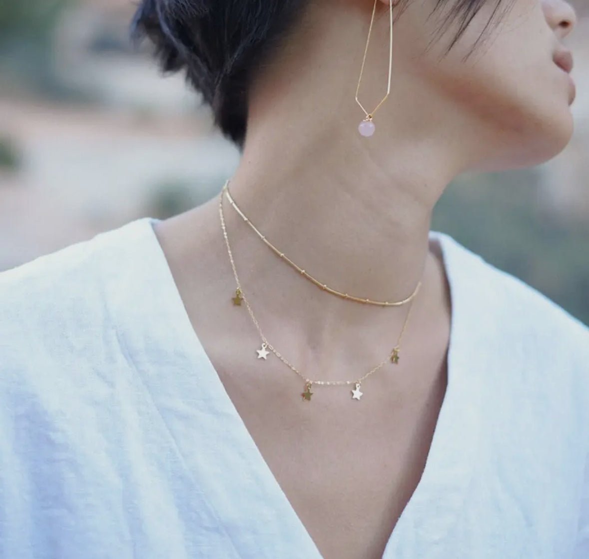 Five Stars Necklace - Flea Boutiques