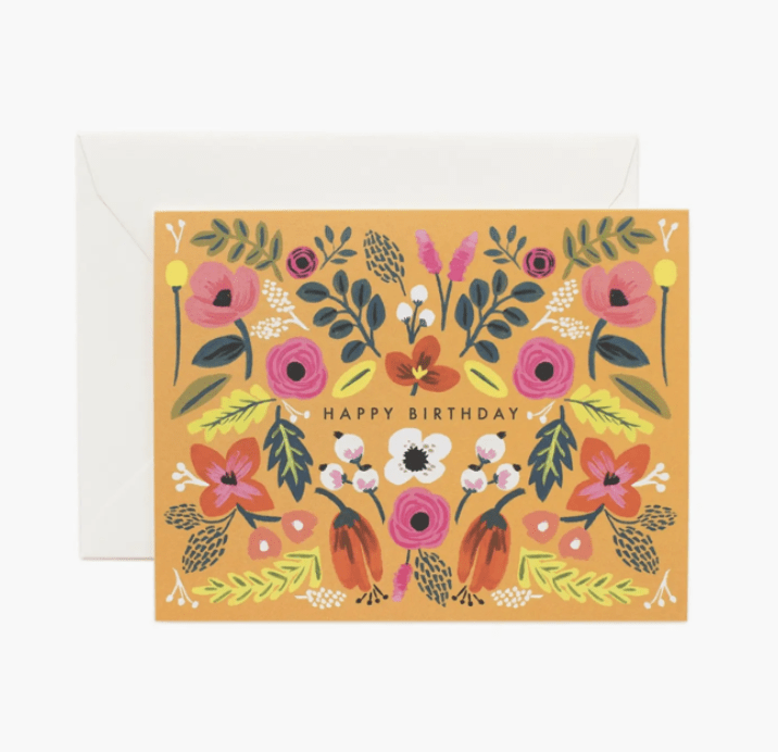 Folk Birthday Card - Flea Boutiques