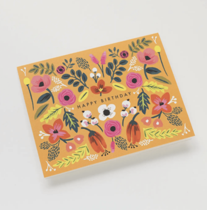 Folk Birthday Card - Flea Boutiques