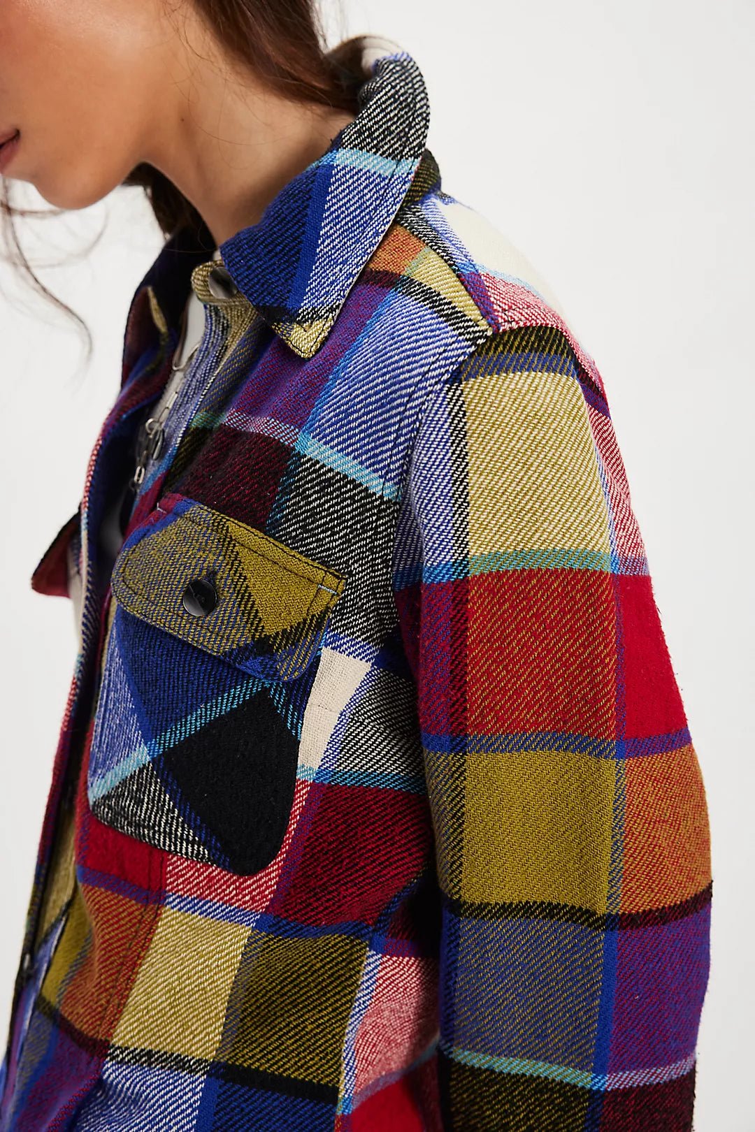 Free People Winnie Plaid Shirt - Flea Boutiques