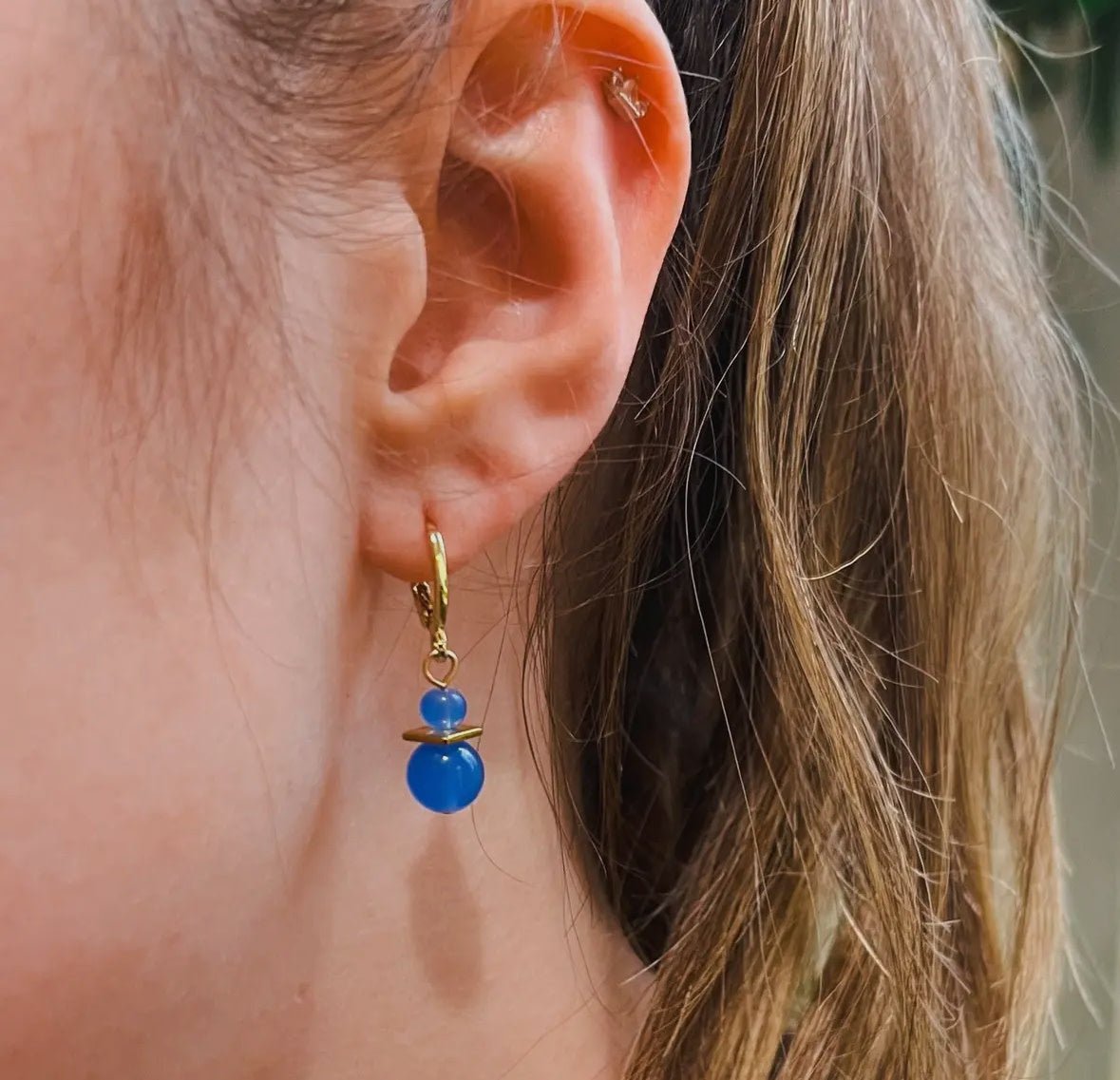 French Blue Hoops - Flea Boutiques