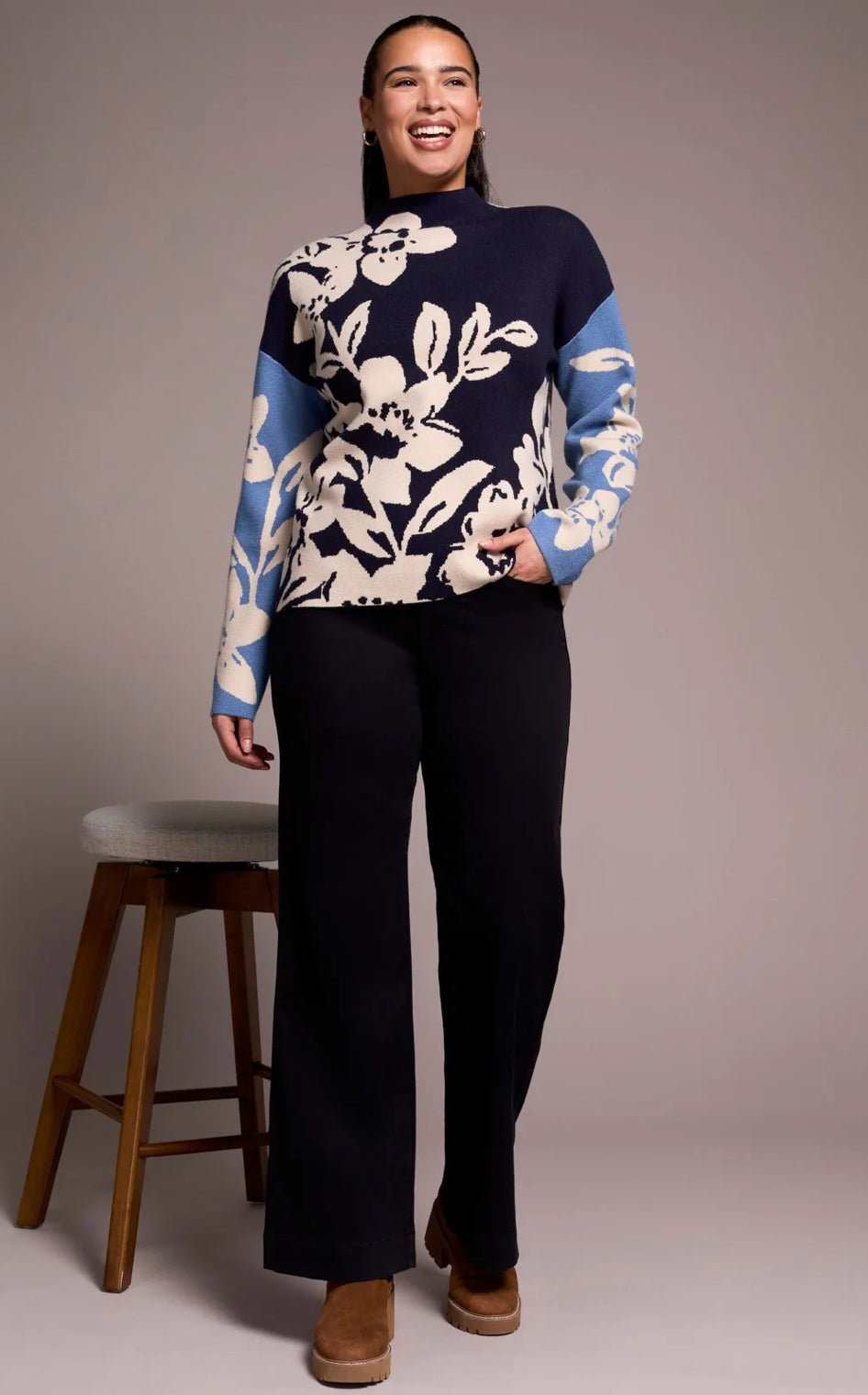 Funnel Neck Sweater - Flea Boutiques