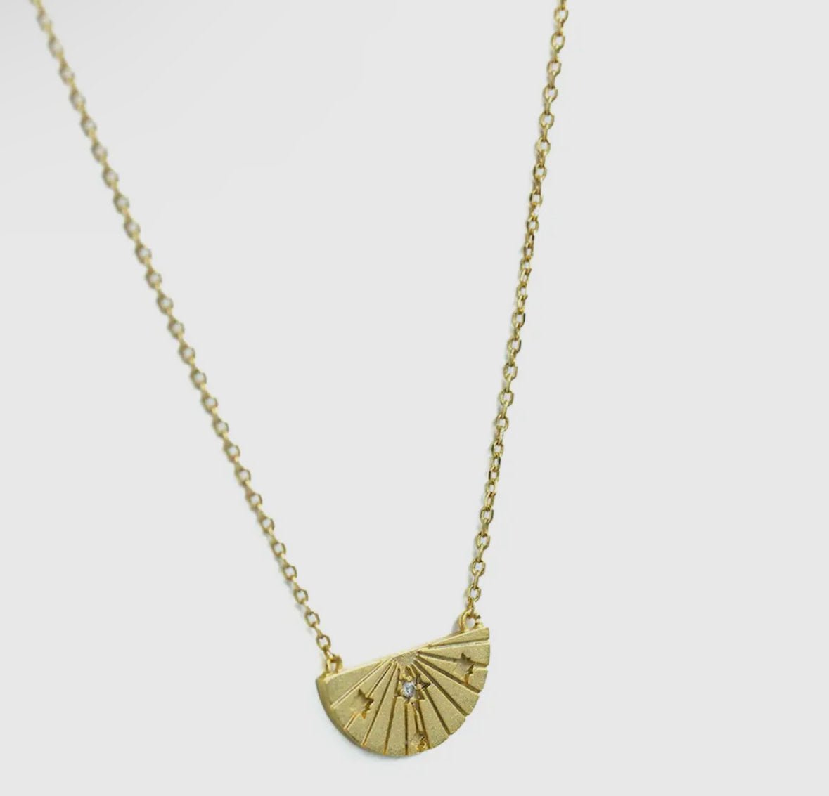 Half Round Starbursts Pendant - Flea Boutiques