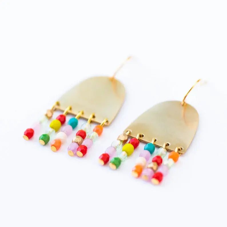 Happy Fringe Earrings - Flea Boutiques