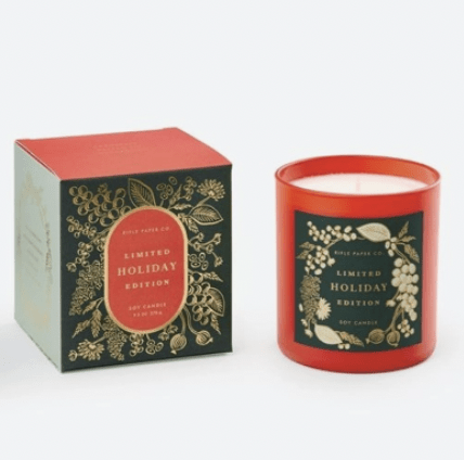 Holiday Glass Candle - Flea Boutiques