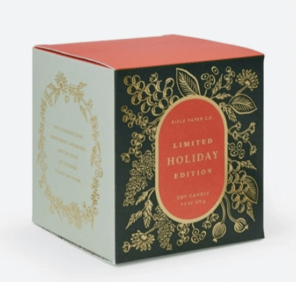 Holiday Glass Candle - Flea Boutiques