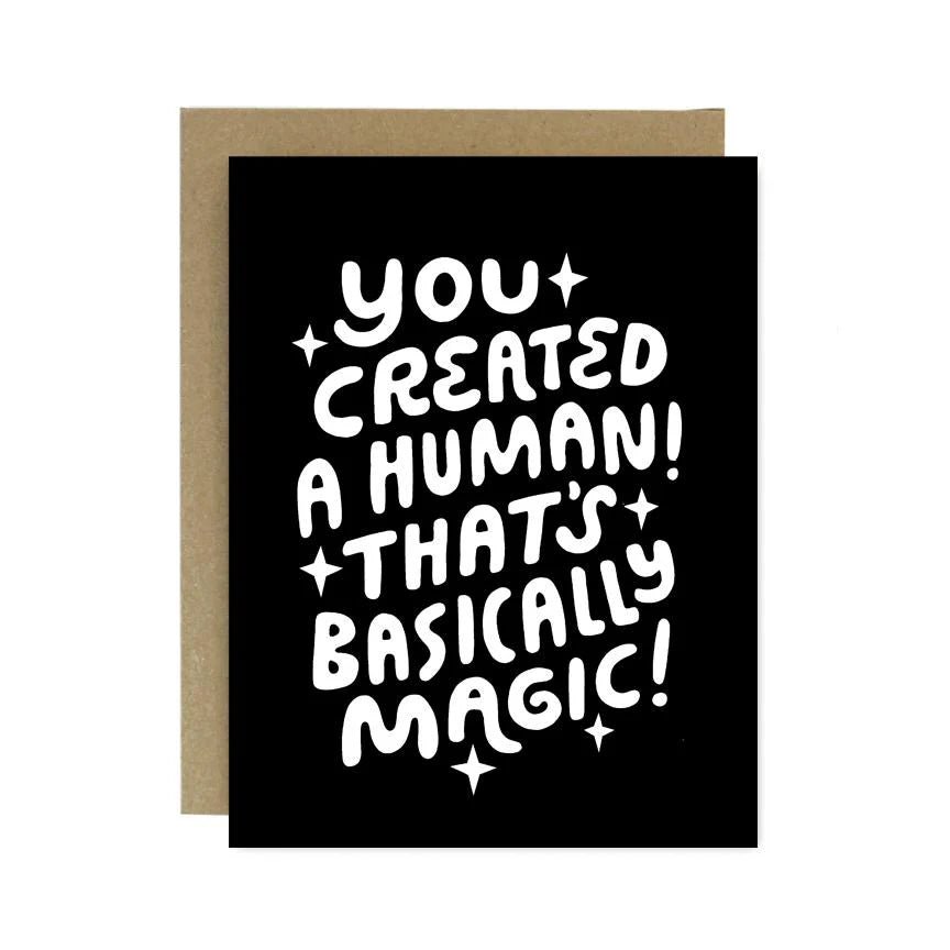Human Magic New Baby Card - Flea Boutiques