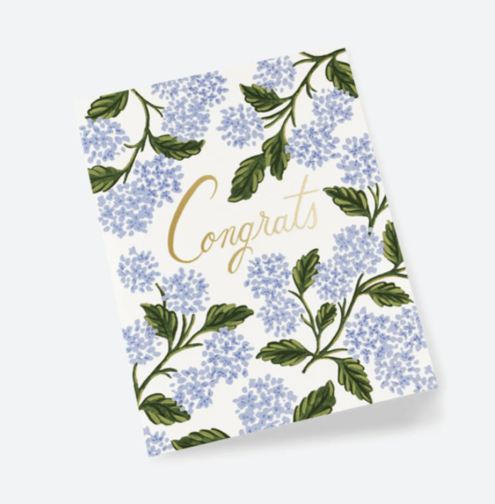 Hydrangea Congrats Card - Flea Boutiques