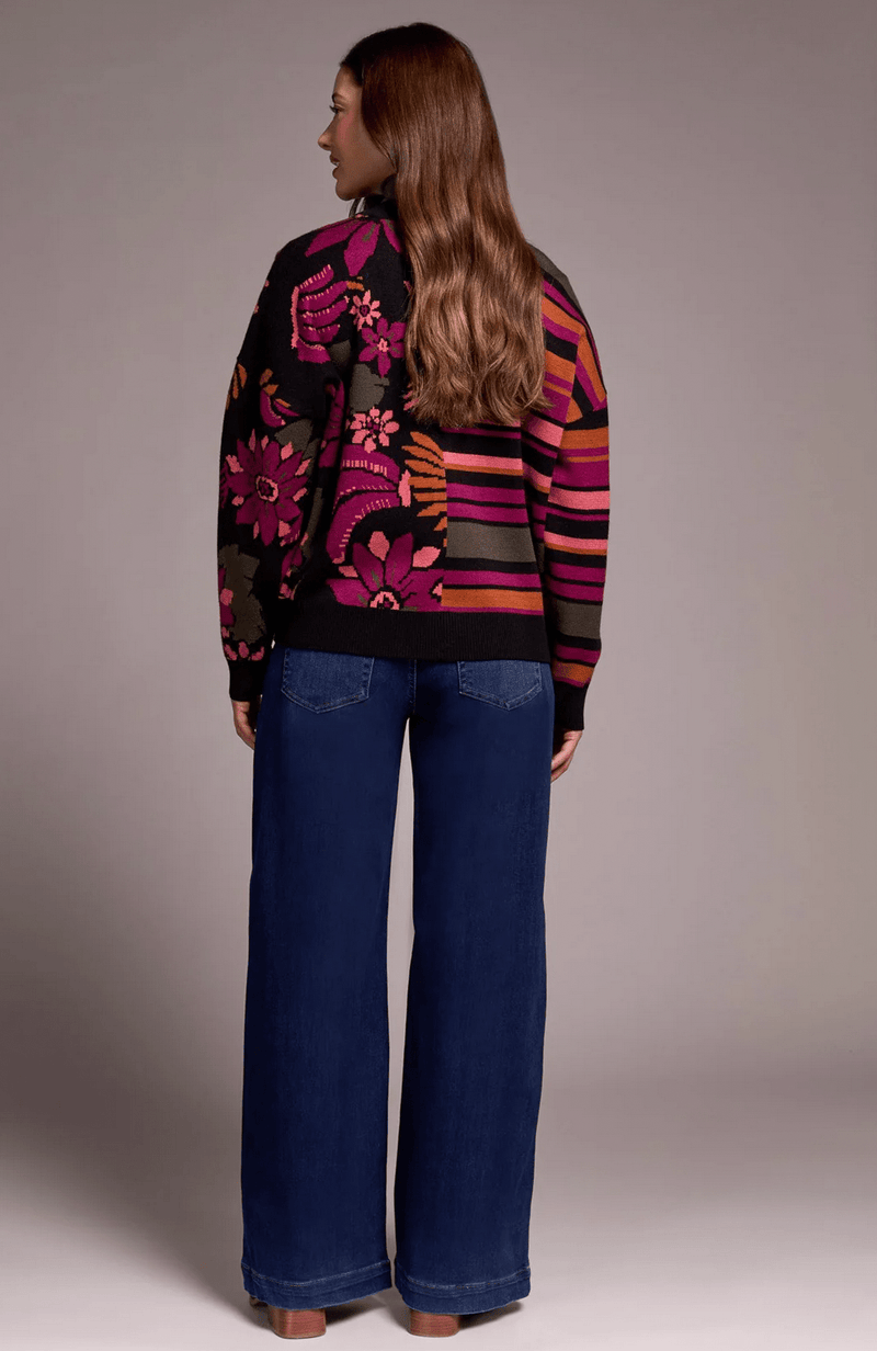 Jacquerd Sweater Cardi - Flea Boutiques