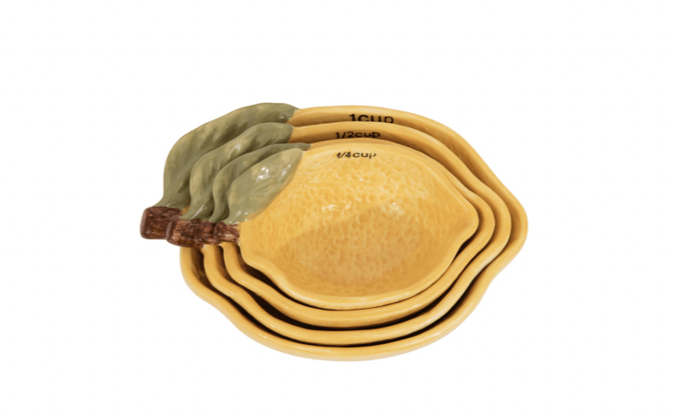 Lemon Measuring Cups S/4 - Flea Boutiques