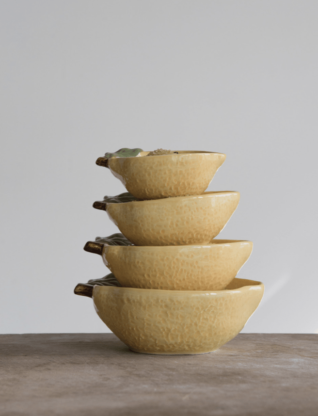 Lemon Measuring Cups S/4 - Flea Boutiques