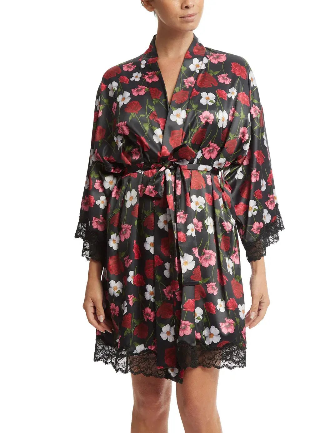 Luxe Satin Robe - Flea Boutiques