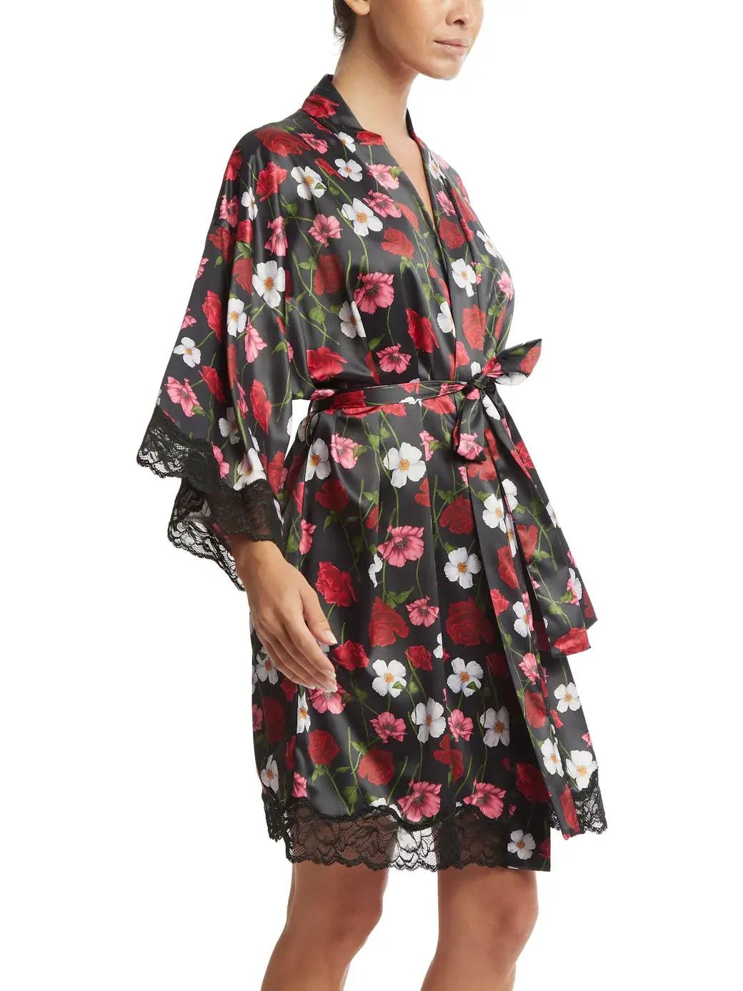 Luxe Satin Robe - Flea Boutiques