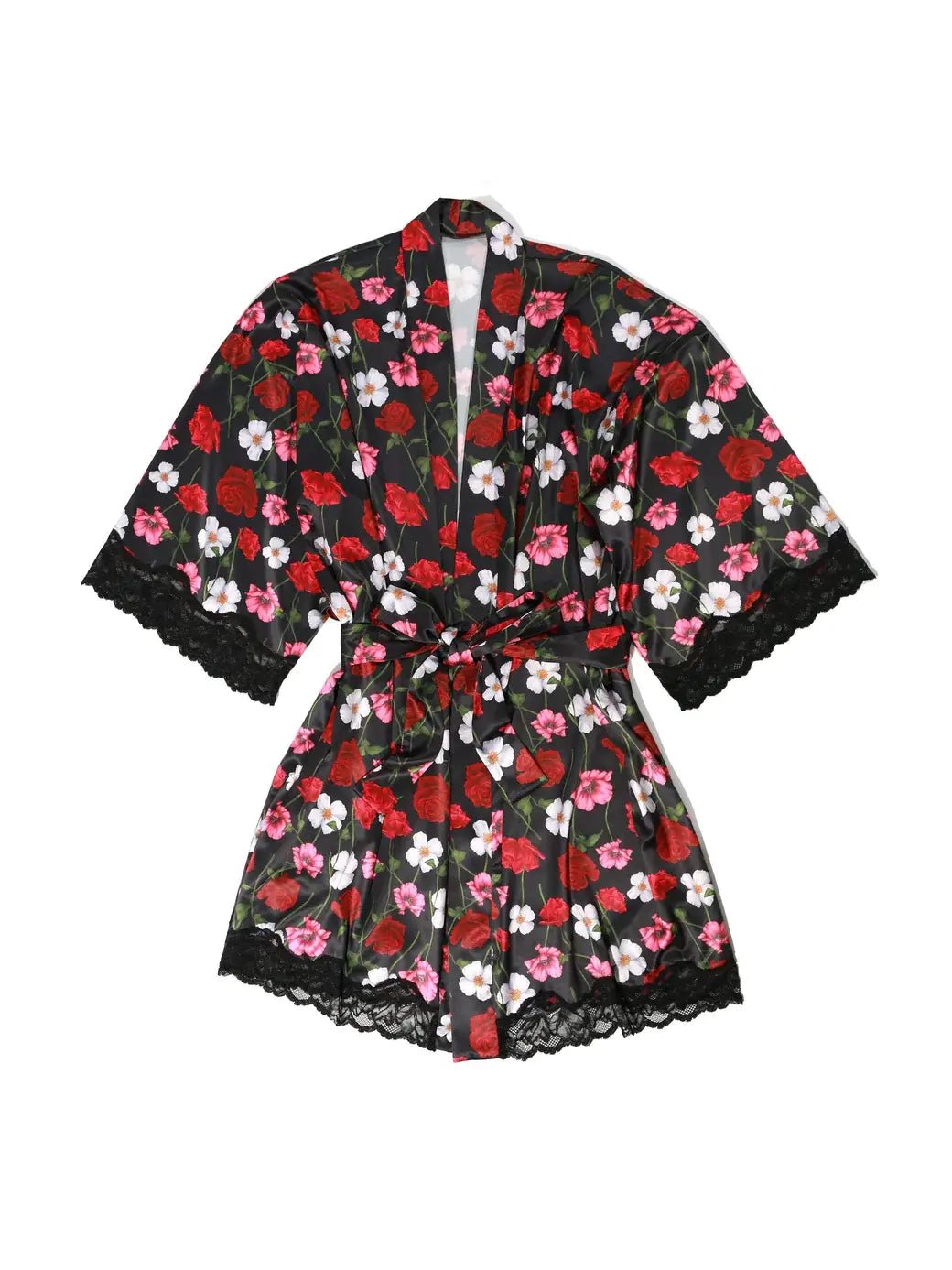Luxe Satin Robe - Flea Boutiques