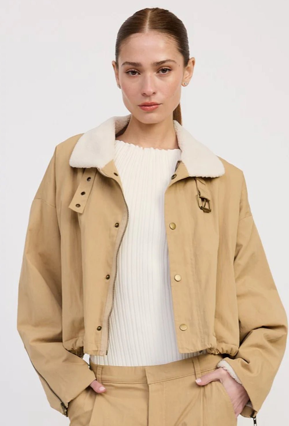 Marleigh Crop Jacket - Flea Boutiques