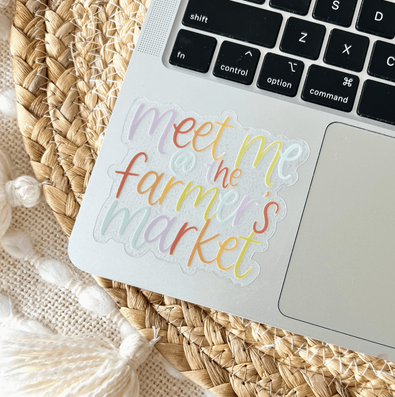Meet Me at The Farmers Market Sticker - Flea Boutiques