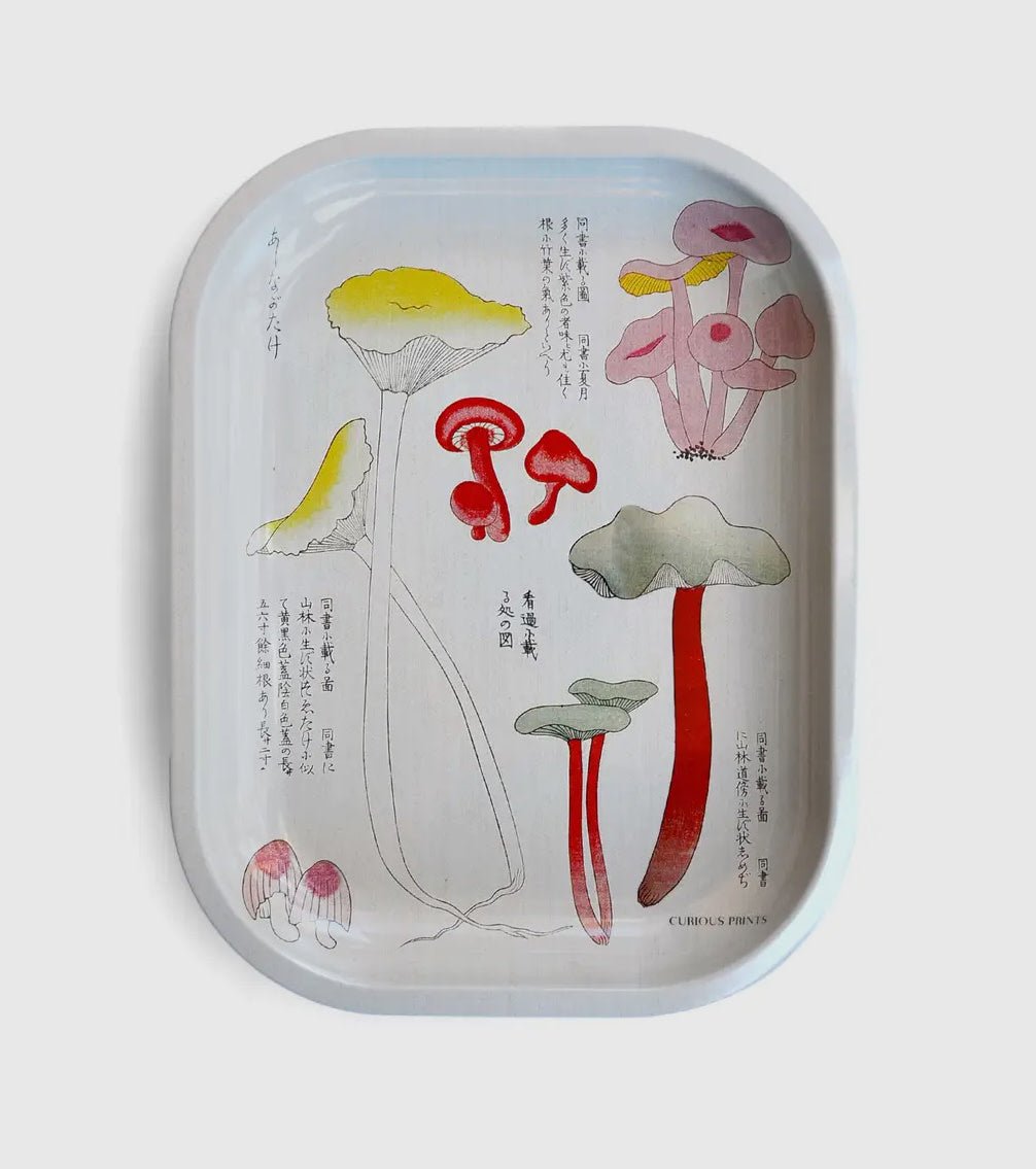 Metal Japenese Mushroom Tray - Flea Boutiques