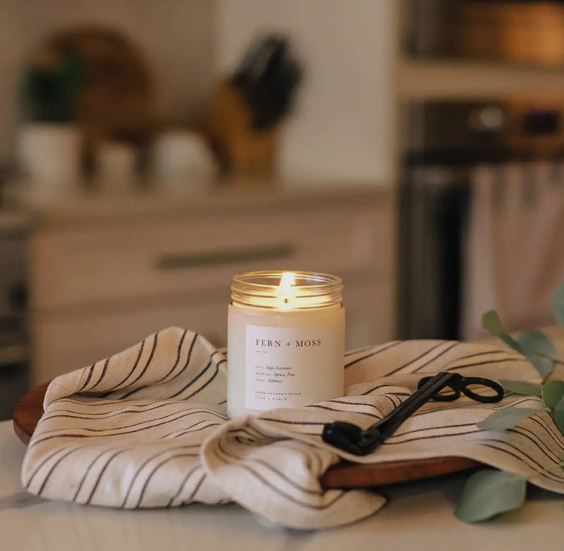 Minimalist Candle Fern + Moss 7.5 oz - Flea Boutiques