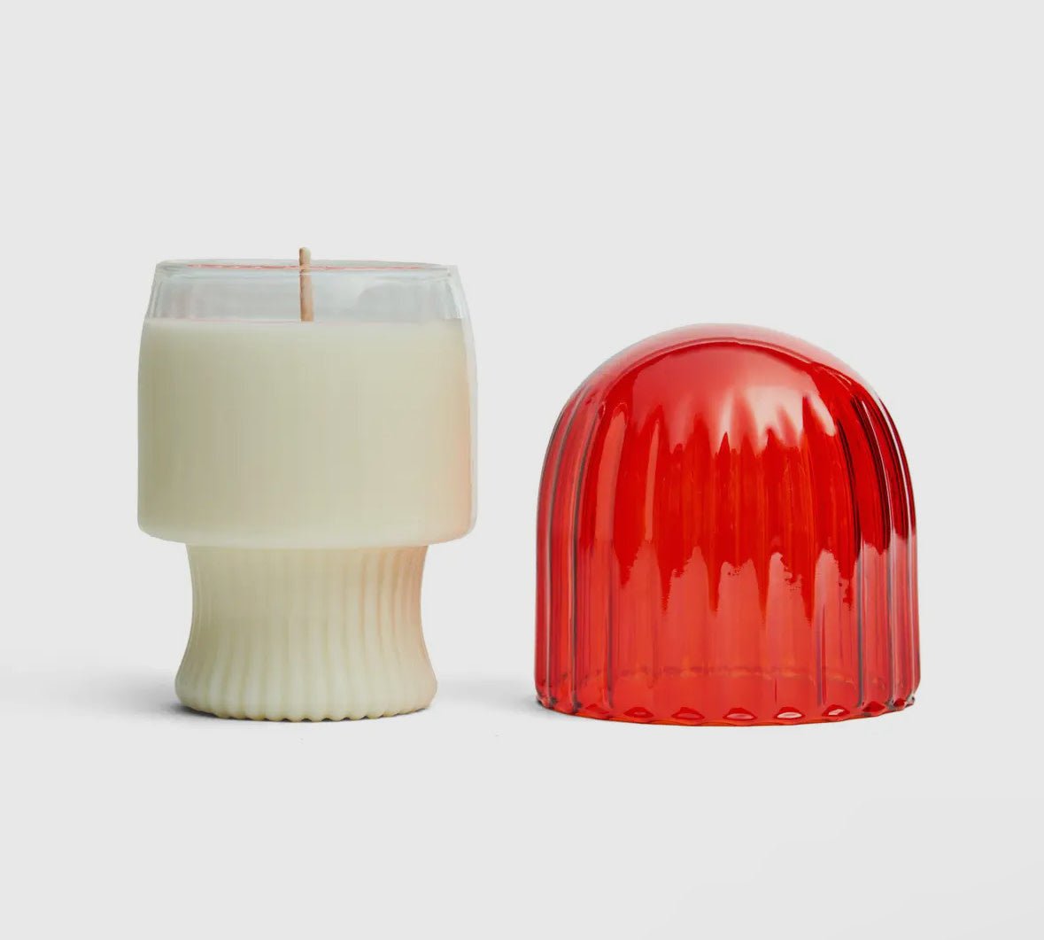 Mushroom Glass Candle - Flea Boutiques